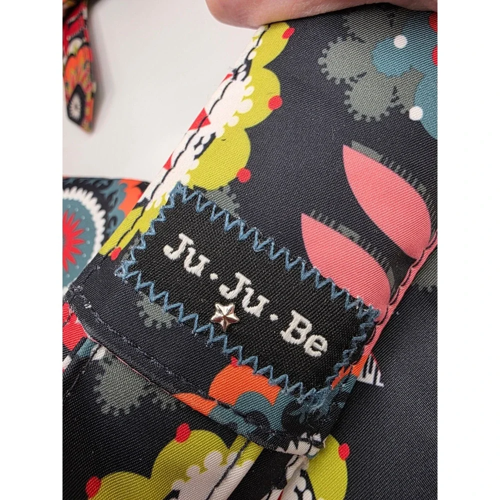 Ju Ju Be Dancing Dahlias Be Prepared Diaper Bag / Backpack Floral Print /UU